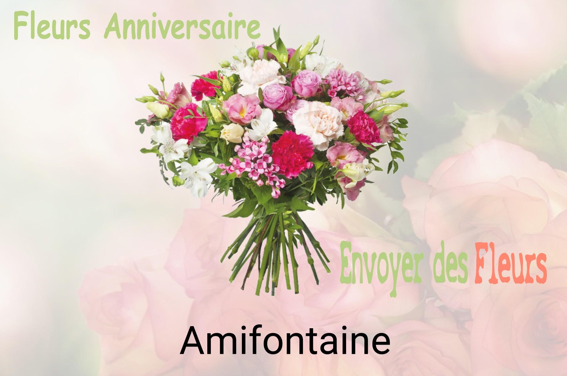 Bouquet de fleurs d’anniversaire livré à Amifontaine