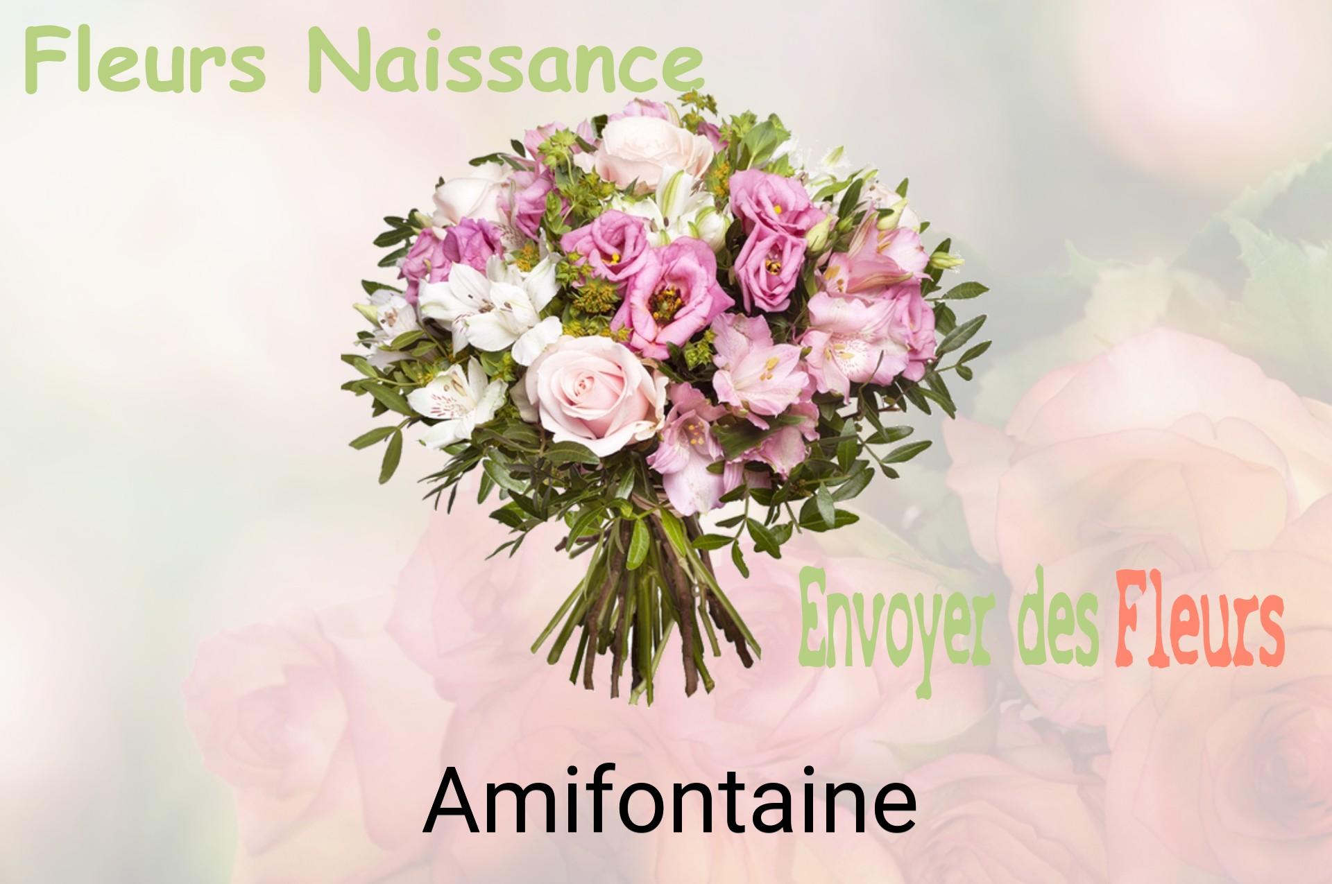 Bouquet de fleurs de naissance livré à Amifontaine